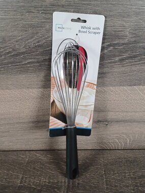 New Mainstays Whisk with Bowl Scraper